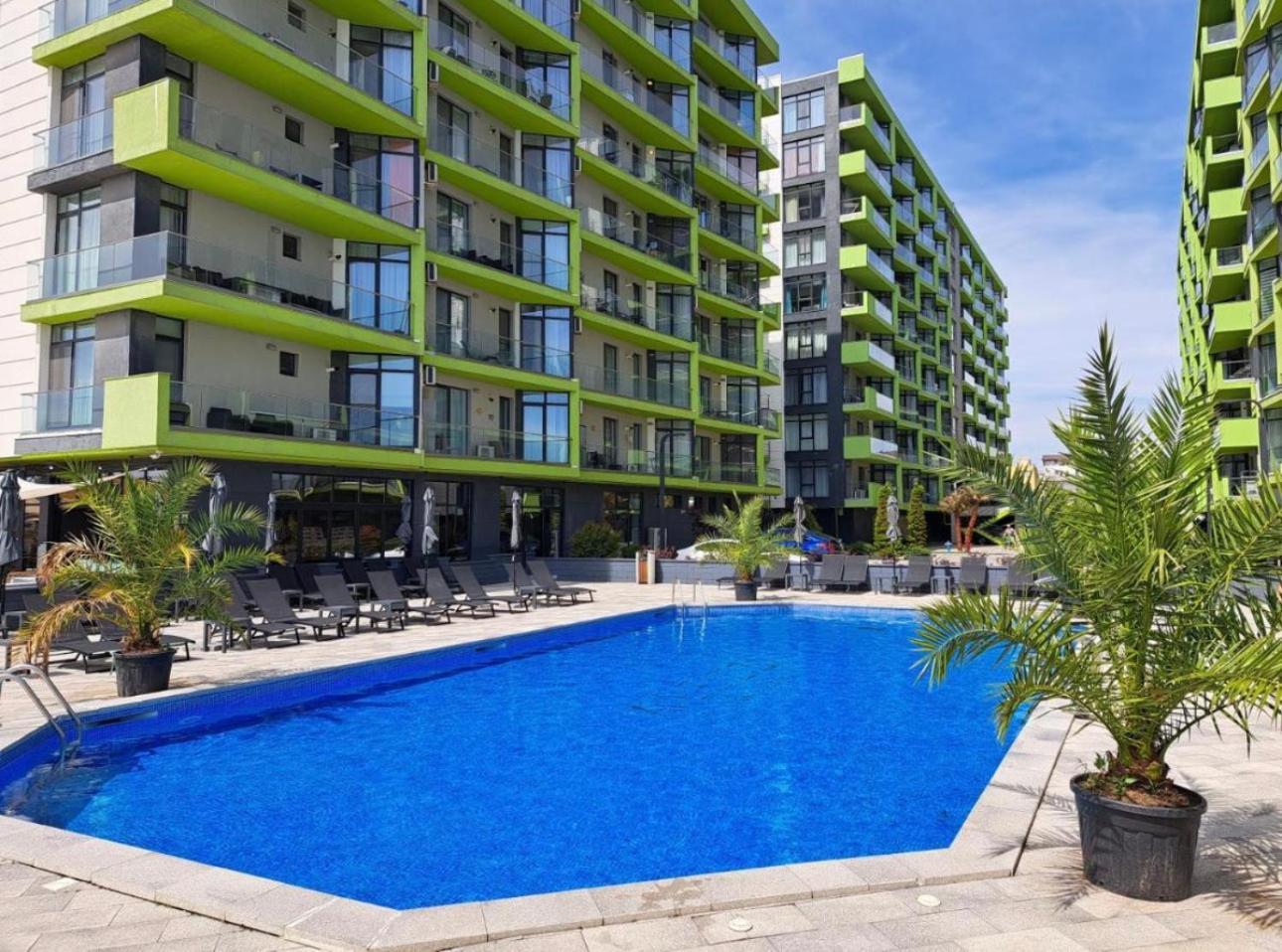 Năvodari Baby Sea View And Pools Apartment- Mamaia Beach Resort מראה חיצוני תמונה